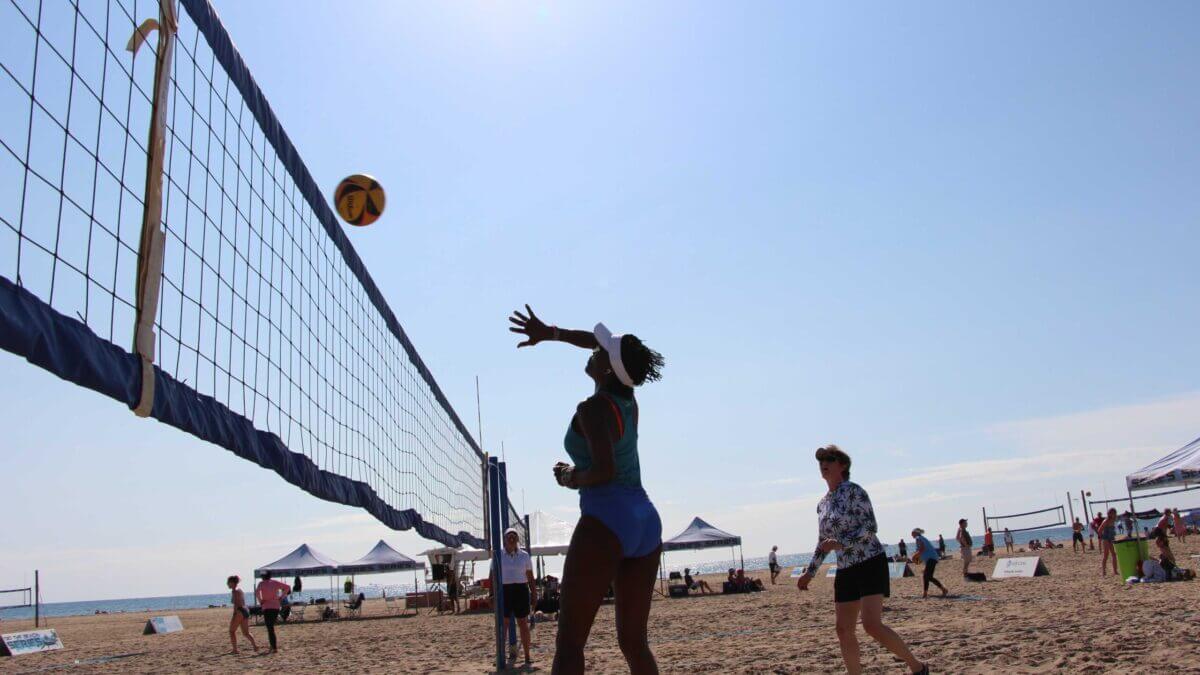beach volleyball