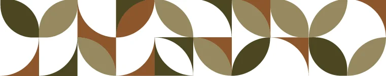 October 2026 newsletter autumn geometric banner.